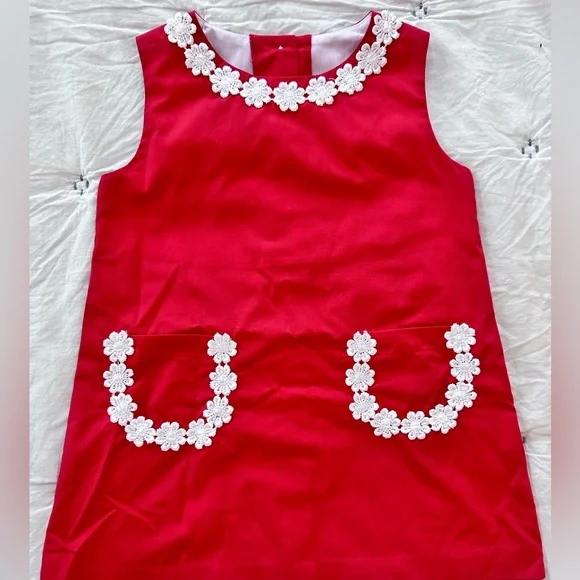 The Beaufort Bonnet Company girls red dress - Picture 1 of 4